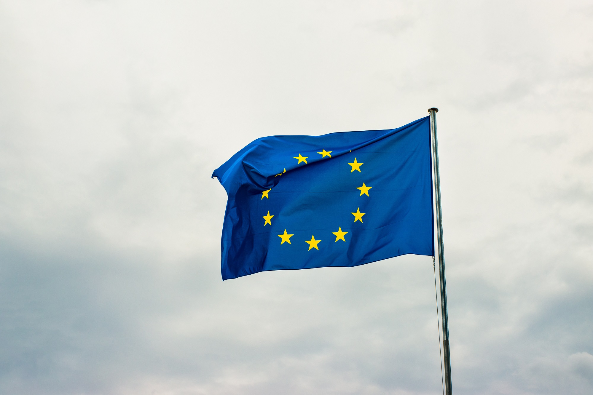 Foto van europese vlag