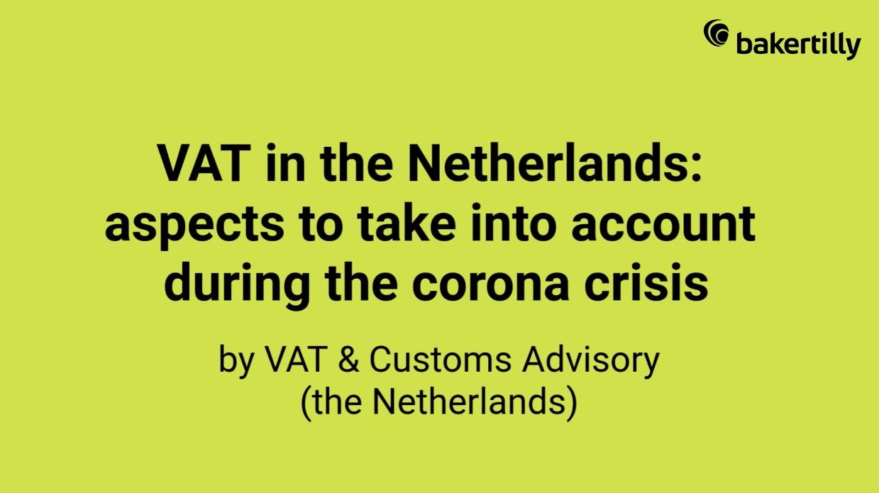 VAT in the netherlands